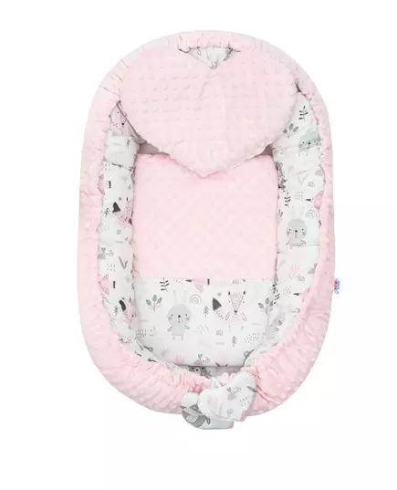 Luxe omkeerbaar babynestje met kussen en dekentje