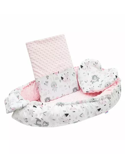 Luxe omkeerbaar babynestje met kussen en dekentje