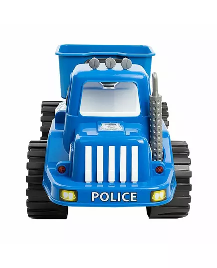 Loopauto politievoertuig - blauwe kinderfiets 70 cm