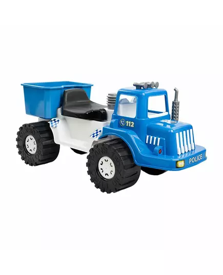 Loopauto politievoertuig - blauwe kinderfiets 70 cm