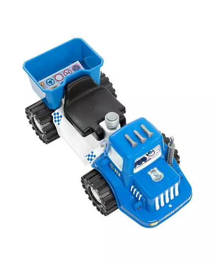 Loopauto politievoertuig - blauwe kinderfiets 70 cm