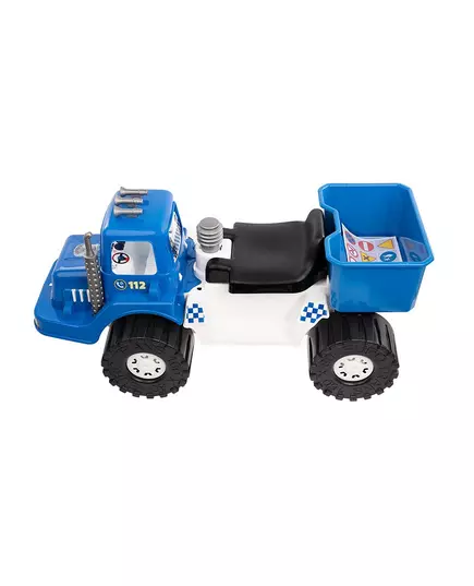 Loopauto politievoertuig - blauwe kinderfiets 70 cm