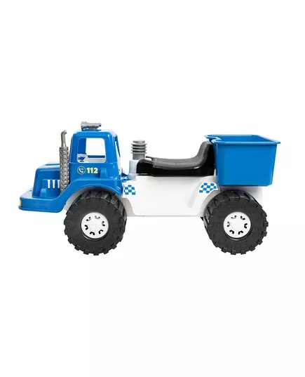 Loopauto politievoertuig - blauwe kinderfiets 70 cm