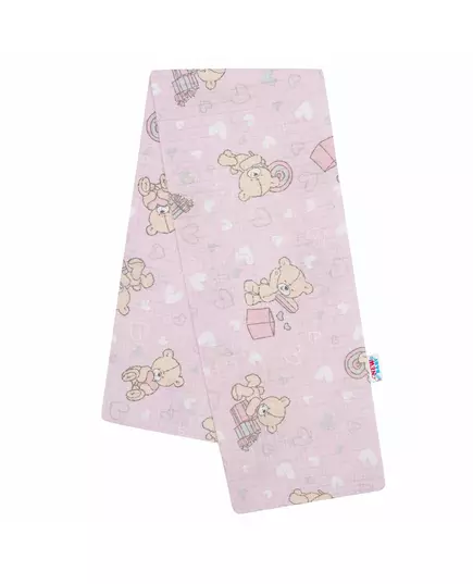 Hydrofiele Luier 70x80 cm - Roze met Teddyberen