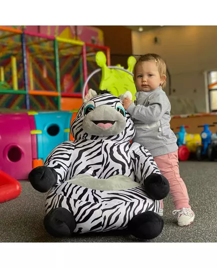 Zitzak Pluche Zebra voor Kinderen - Comfortabel
