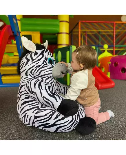 Zitzak Pluche Zebra voor Kinderen - Comfortabel