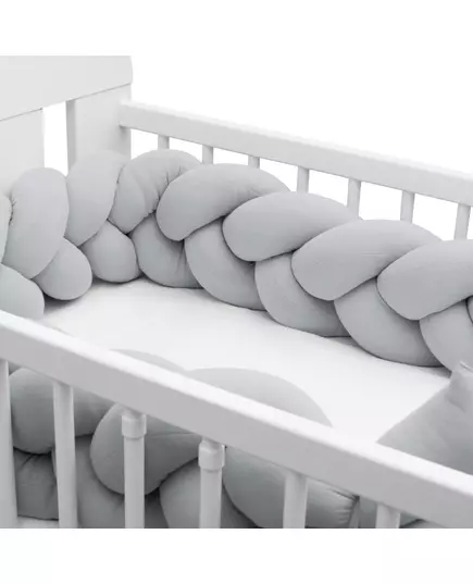 Zachte Bedomrander in Grijs - Katoen - Baby Essentials