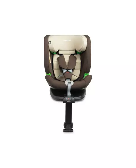 I-Size Autostoeltje 360° Rotatie Bruin Beige Veiligheid