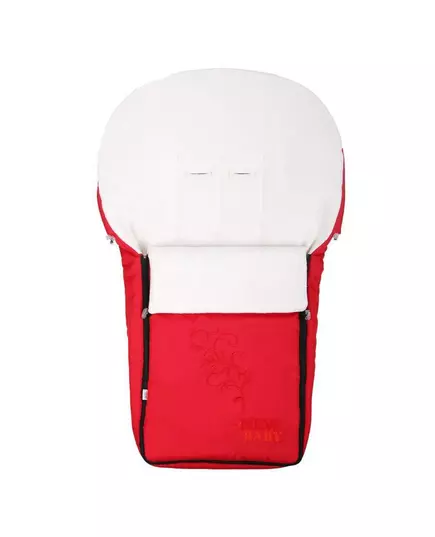 Warme fleece voetenzak - Rood - Universeel 5-puntsgordel