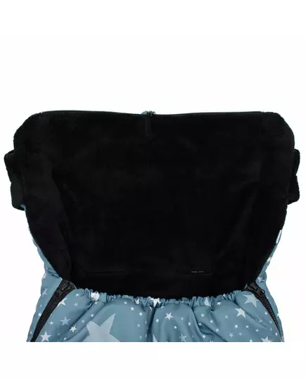 Voetenzak Blauw - Universele fleece met capuchon