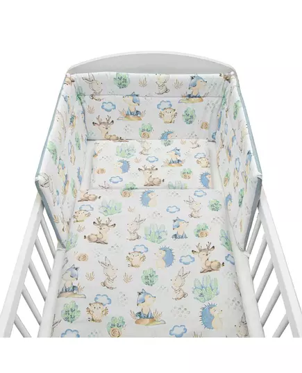 3-delige Baby Beddenset 100x135 cm - Egelprint