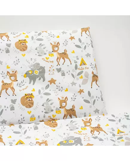 3-delige Beddengoedset voor Baby met Dieren 100/135 cm