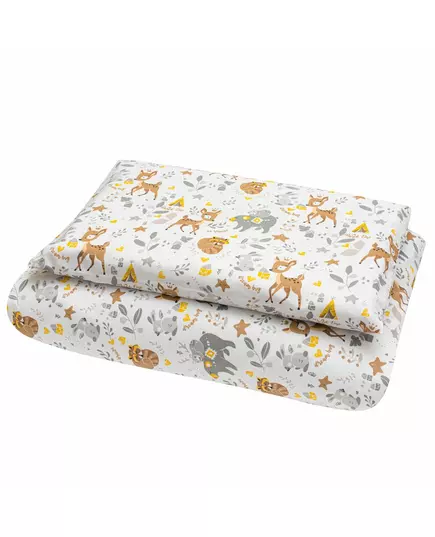 3-delige Beddengoedset voor Baby met Dieren 100/135 cm