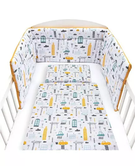 3-delige Beddenset 90x120 cm - City Mustard