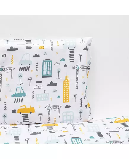 3-delige Beddenset 90x120 cm - City Mustard