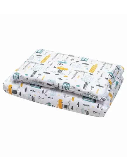 3-delige Beddenset 90x120 cm - City Mustard