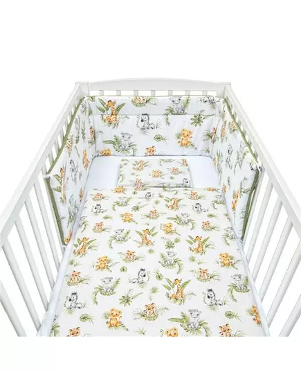 3-delige Baby Beddenset 100x135 cm - Jungleprint