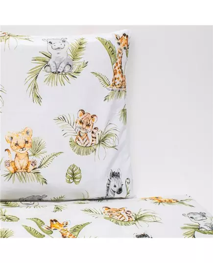 3-delige Baby Beddenset 100x135 cm - Jungleprint