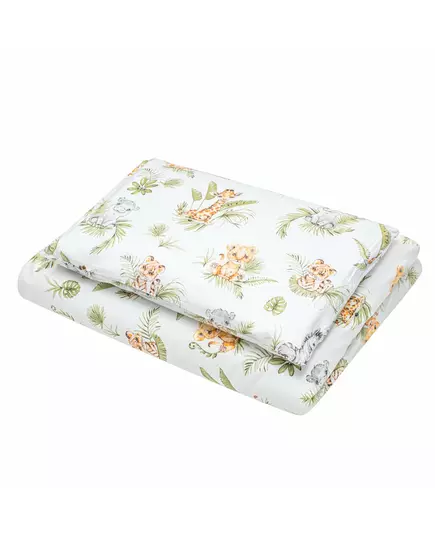 3-delige Baby Beddenset 100x135 cm - Jungleprint