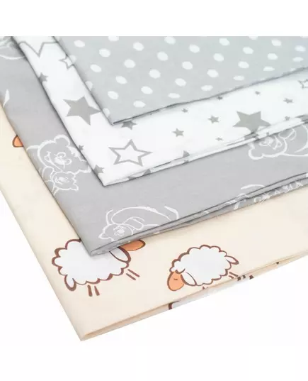 Voedingskussenhoes - Bloemenprint Wit van Zacht Katoen