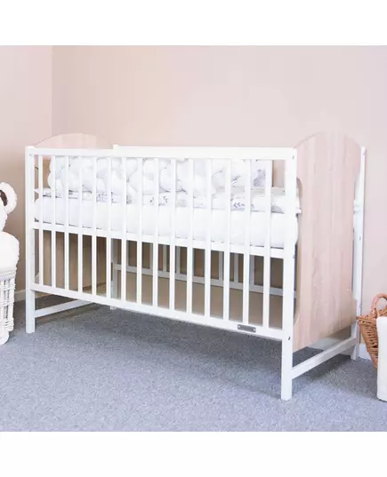 Stevig Houten Babybedje met Lattenbodem - Eikenlook