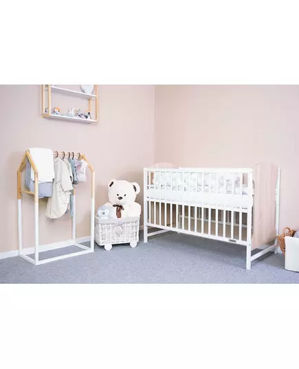 Stevig Houten Babybedje met Lattenbodem - Eikenlook