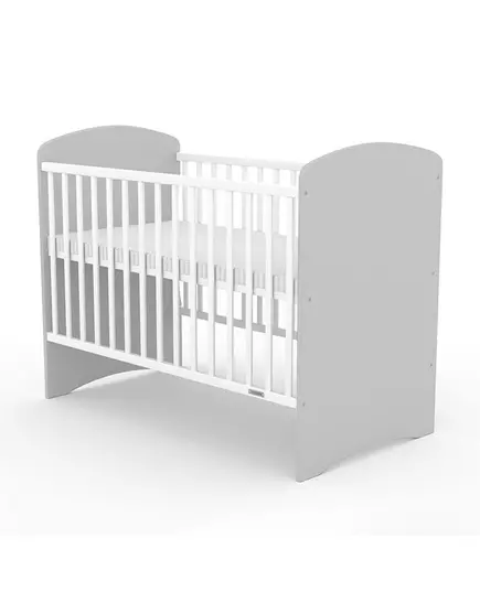 Kinderbed - Wit-grijs - Veilig elegant ontwerp - Modern