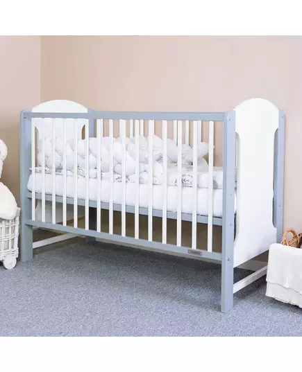 Klassiek Wit-Grijs Kinderbed - Baby Meubels