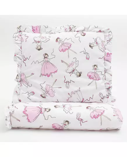 Ballerina Deken en Kussen Set - Roze Baby Essentials