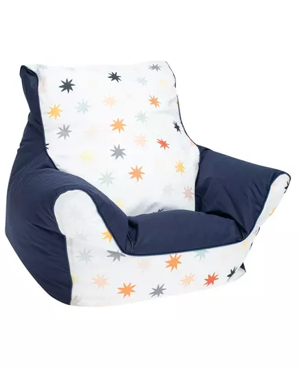 Zitzakstoel voor Kinderen - Sterpatronen - Blauw