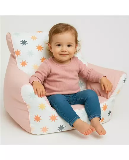 Zitzak Stoel voor Baby's - Roze - Balletjesgevuld