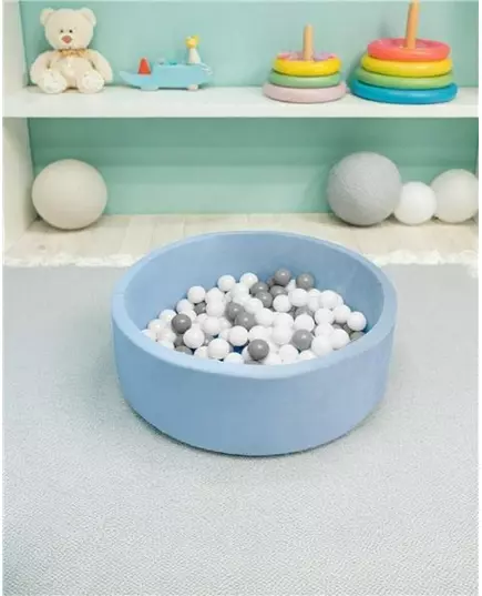 Ballenbak - Blauw - Inclusief gekleurde ballen