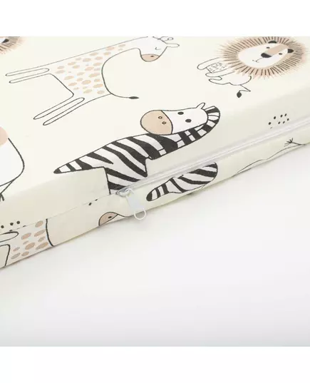 Babymatras 120x60 cm - Basic Foam met Teddyprint