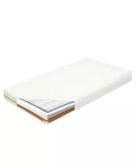 Kindermatras 120x60 cm van boekweit-schuim en kokos