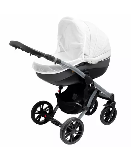 Muggennet voor Kinderwagen - Wit - Universaal 45x85 cm