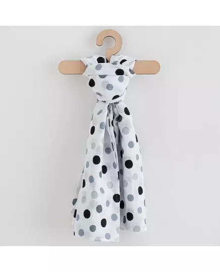 Hydrofiele Doek 120x120 cm - Grote Polkadots Luier