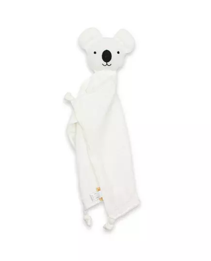 Witte knuffeldoek - Zacht met geborduurd gezicht