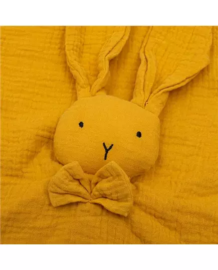 Knuffeldoek Konijn Geel - Cuddly Toy voor Baby