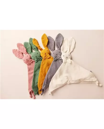 Knuffeldoek Konijn Geel - Cuddly Toy voor Baby