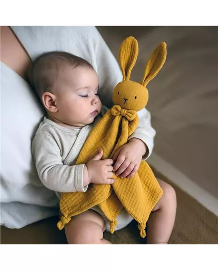 Knuffeldoek Konijn Geel - Cuddly Toy voor Baby