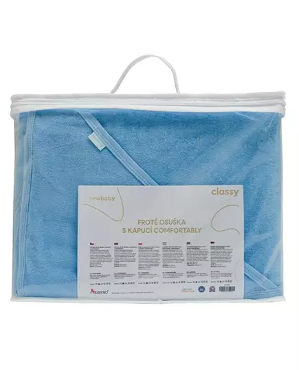 Baby Handdoek met Kap - 80x80 cm - Lichtblauw