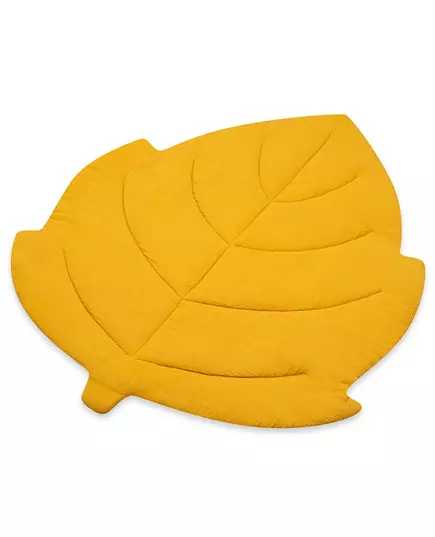 Speelkleed Mušelín Bladvorm Mosterdgeel 100x80 cm
