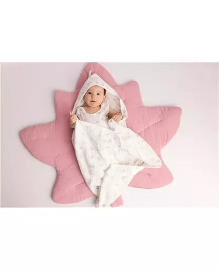 Roze Bladvorm Speelkleed van Mušelín voor Baby