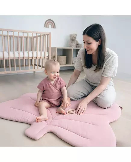 Roze Bladvorm Speelkleed van Mušelín voor Baby