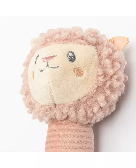 Rammelaar Lama Pluche met Geluid - Veilig Babyspeelgoed