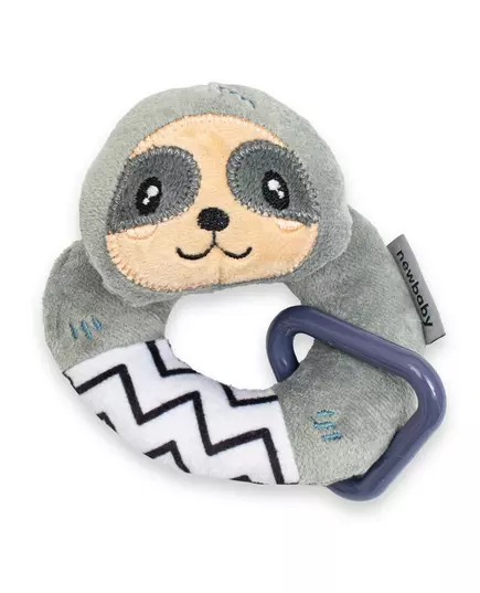 Rammelaar Luiaard - Pluche Bijtring - Babyspeelgoed