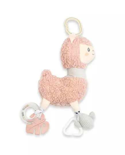 Knuffel Lama - Pluche Bijtring & Grijpspeelgoed