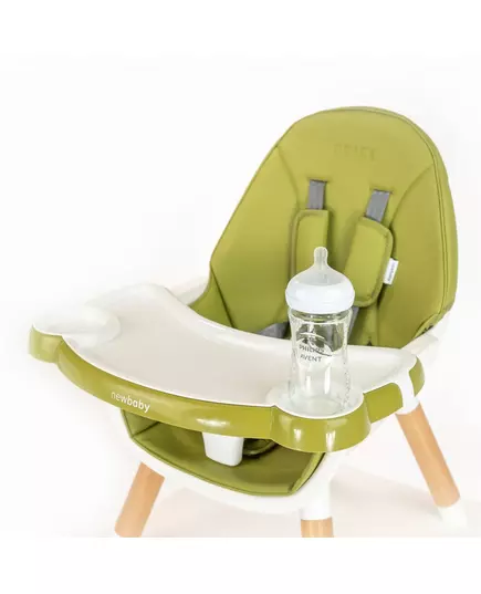 Hoge kinderstoel 3in1 - Groen - Opklapbaar & Veilig