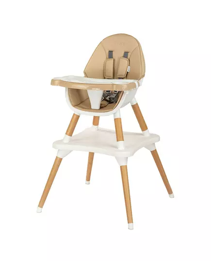 Meegroeiende Beige Kinderstoel 3-in-1 met Eetblad