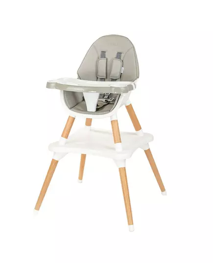 3in1 Kinderstoel - Hoogte verstelbaar - Grace Grey